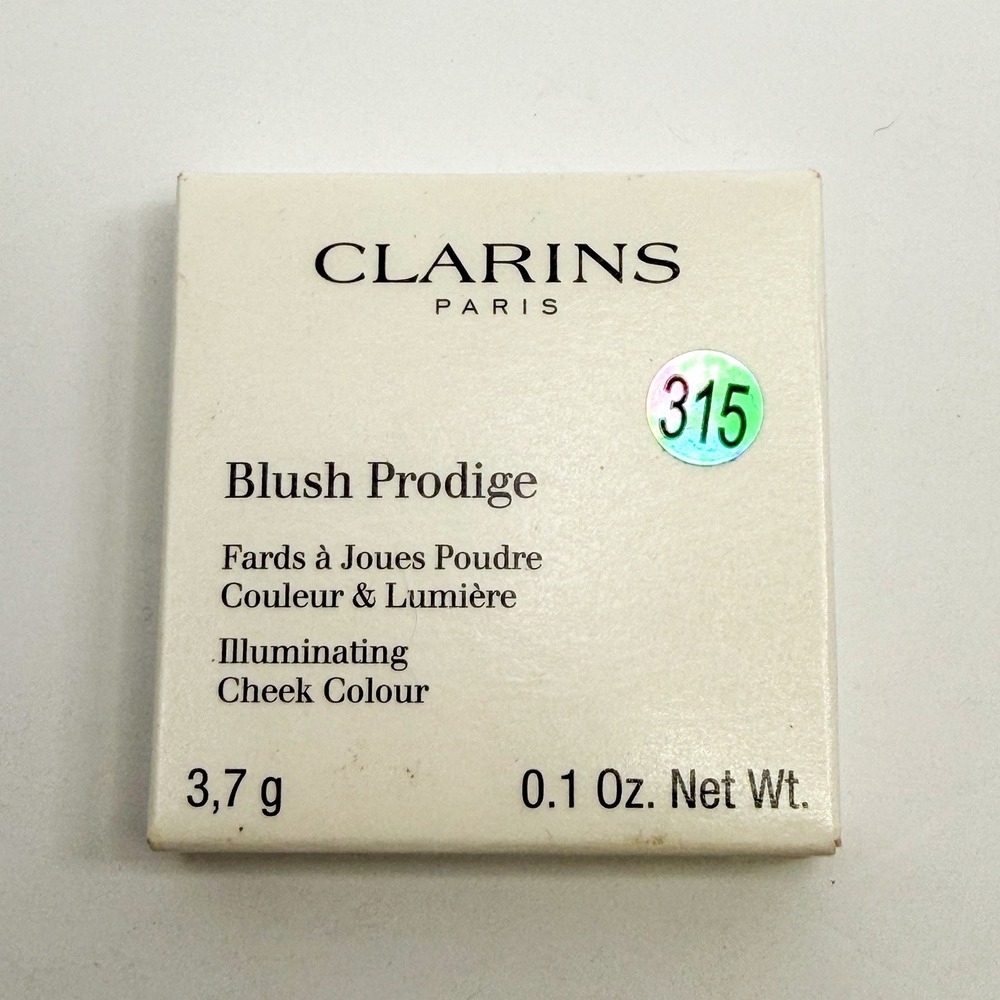Clarins Blush Prodige 02 Soft Peach‎ Illuminating Cheek Colour Gold Compact NWB